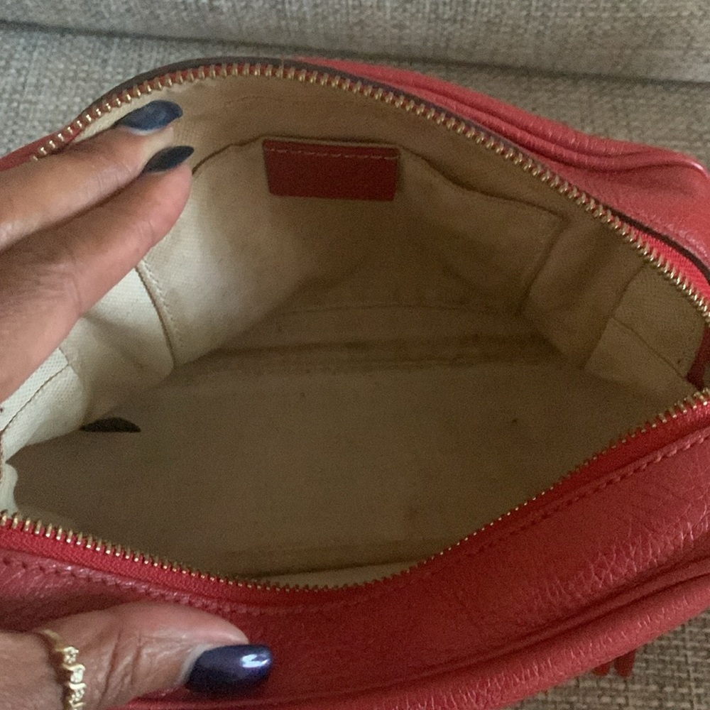 ♥️💄💋Authentic GUCCI Red Soho Disco Crossbody💋💄❤️ - Picture 8 of 13